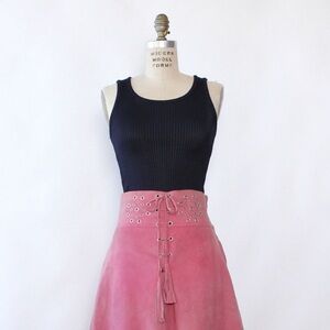 NWT Cyrus Dark Blue Ribbed Tank Top Women’s Size Medium